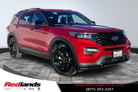 Red 2024 Ford Explorer ST-Line for sale in Redlands, CA