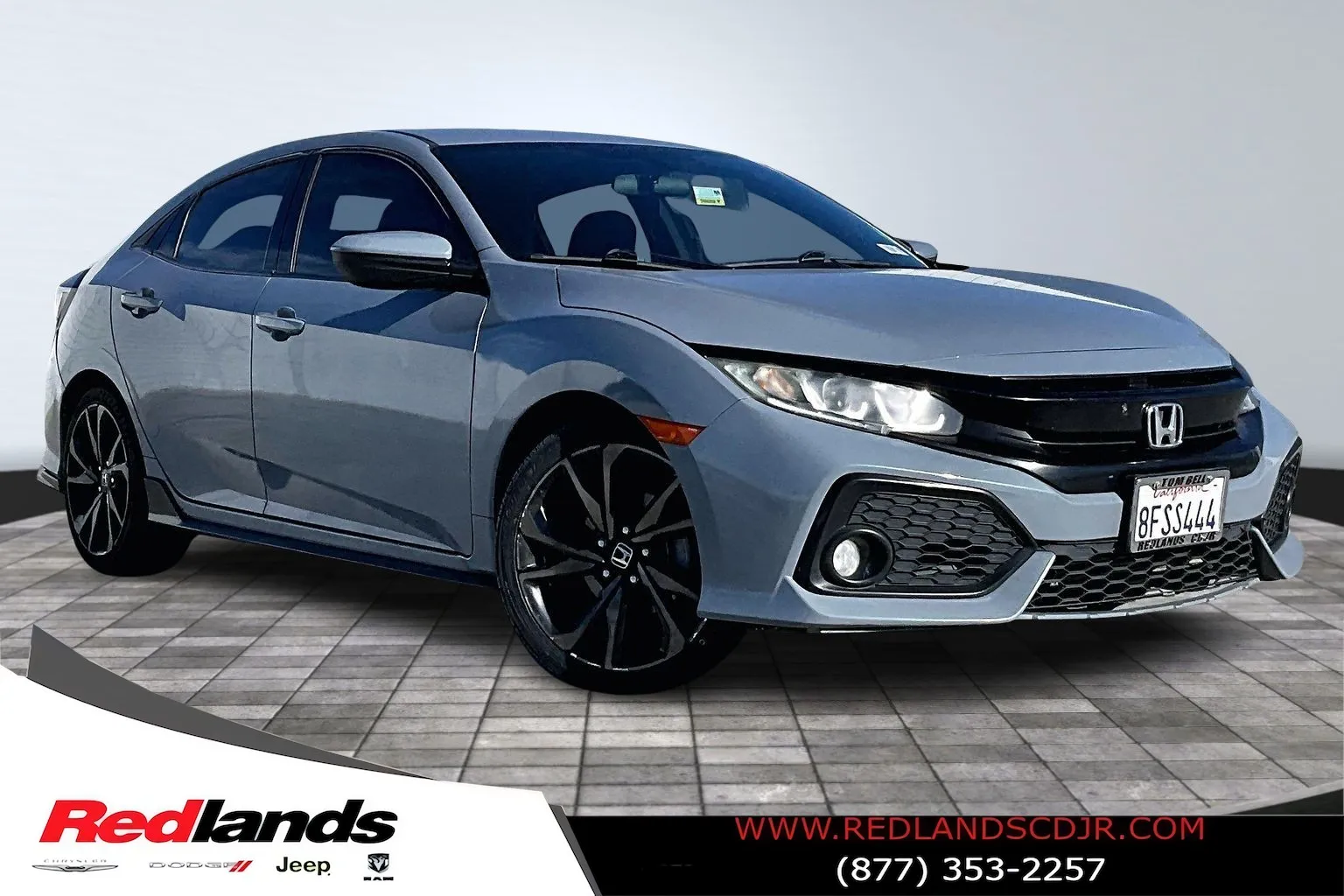 Gray 2018 Honda Civic Sport for sale in Redlands, CA