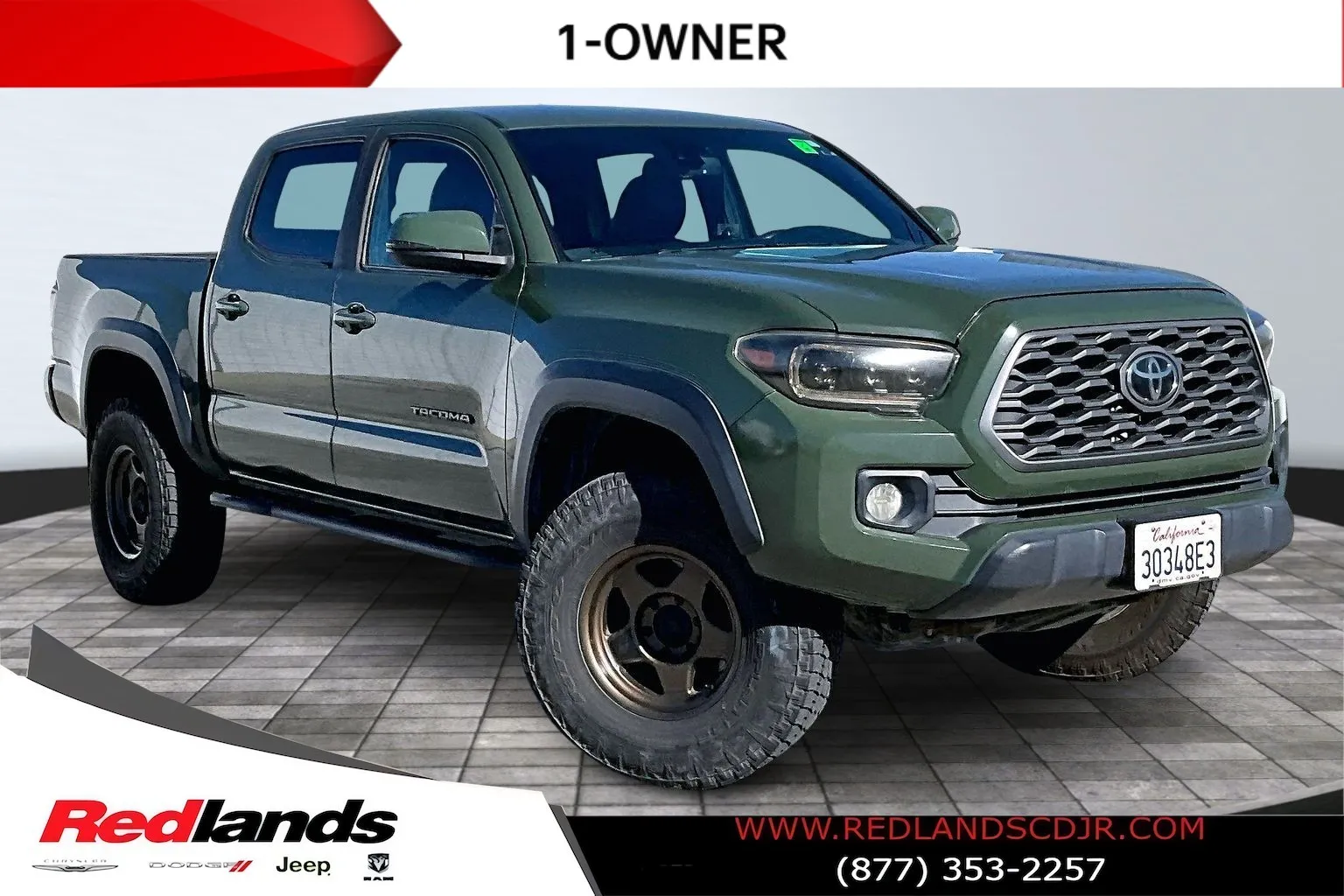 Green 2021 Toyota Tacoma TRD Sport for sale in Redlands, CA