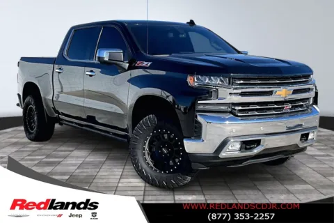 Black 2019 Chevrolet Silverado 1500 LTZ for sale in Redlands, CA