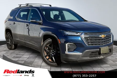 Blue 2023 Chevrolet Traverse LT for sale in Redlands, CA