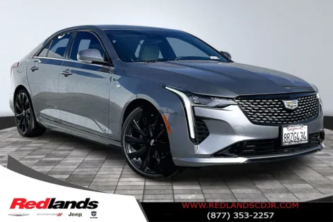 Gray 2021 Cadillac CT4 Premium Luxury for sale in Redlands, CA