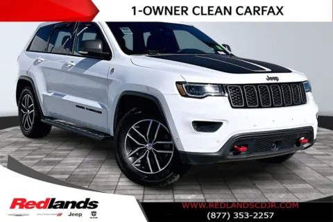 White 2018 Jeep Grand Cherokee Trailhawk for sale in Redlands, CA