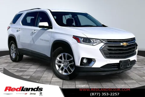 White 2018 Chevrolet Traverse LT for sale in Redlands, CA