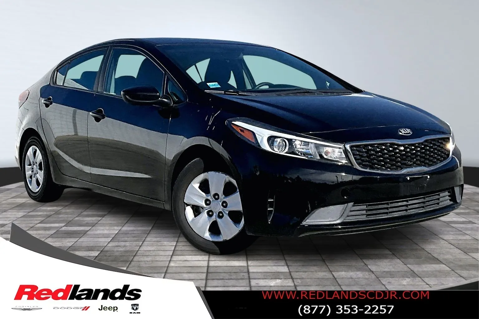 Black 2017 Kia Forte LX for sale in Redlands, CA