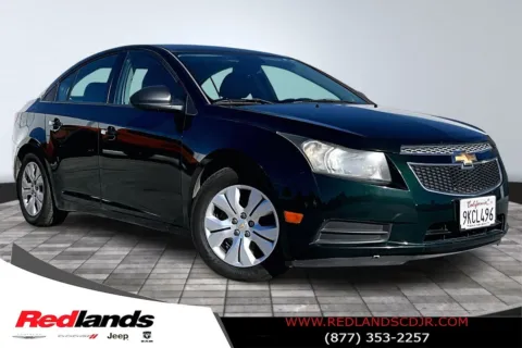 Green 2014 Chevrolet Cruze LS for sale in Redlands, CA