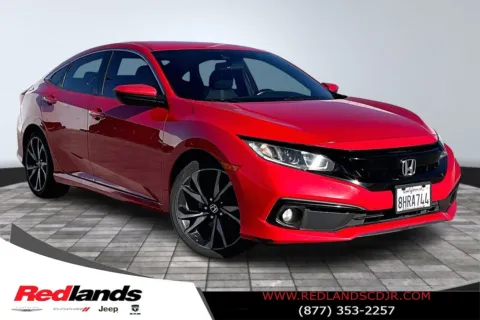 Red 2019 Honda Civic Sport for sale in Redlands, CA