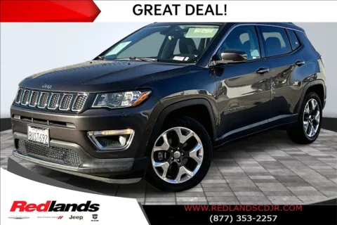 Gray 2019 Jeep Compass Limited for sale in Redlands, CA