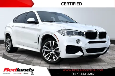 White 2016 BMW X6 xDrive35i for sale in Redlands, CA