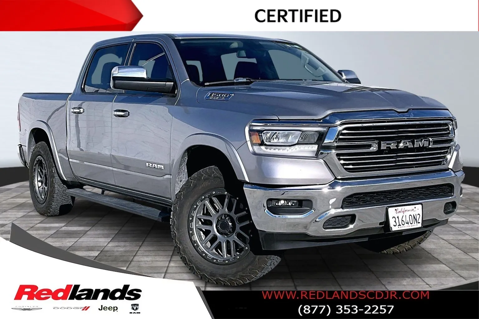 Silver 2019 Ram 1500 Laramie for sale in Redlands, CA