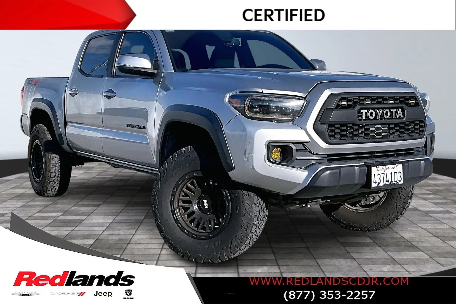 Silver 2019 Toyota Tacoma TRD Off-Road for sale in Redlands, CA