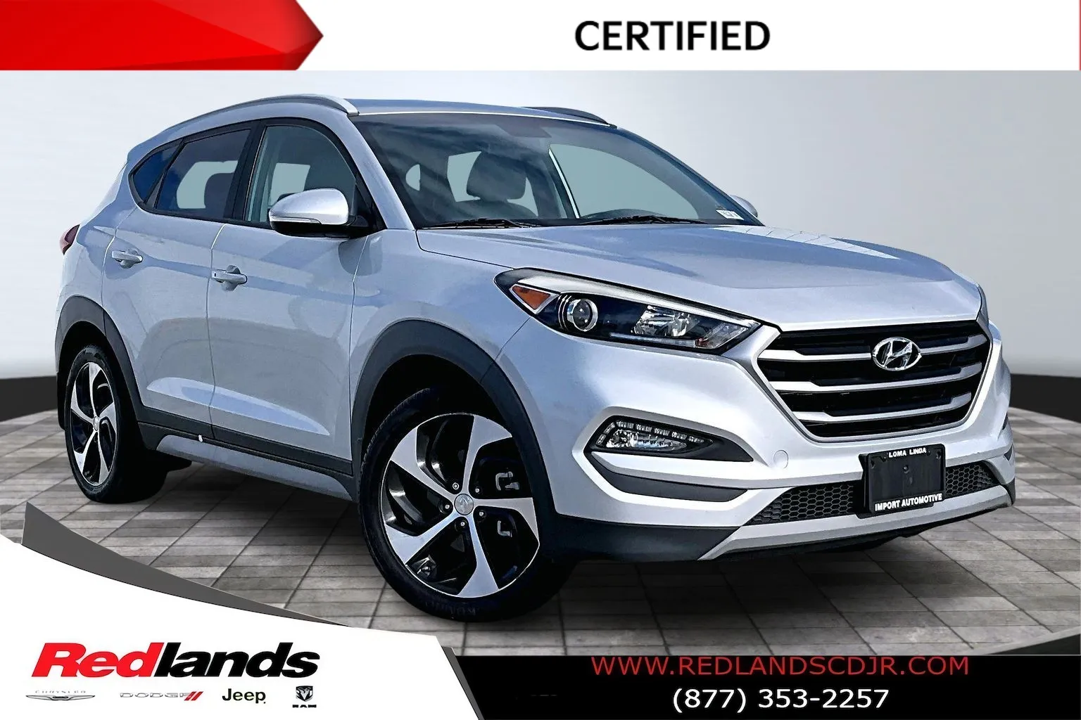Silver 2017 Hyundai Tucson Sport for sale in Redlands, CA