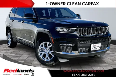Black 2023 Jeep Grand Cherokee L Limited for sale in Redlands, CA