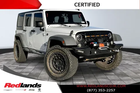 White 2017 Jeep Wrangler Unlimited Sport for sale in Redlands, CA