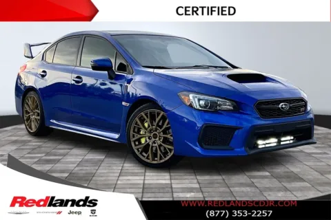 Blue 2018 Subaru WRX STi for sale in Redlands, CA