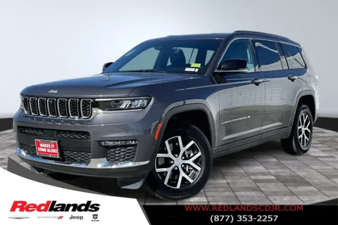 Gray 2024 Jeep Grand Cherokee L Limited for sale in Redlands, CA