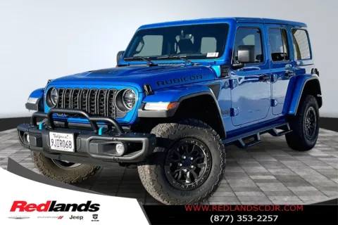 Blue 2023 Jeep Wrangler Rubicon 20th Anniversary Edition 4xe for sale in Redlands, CA