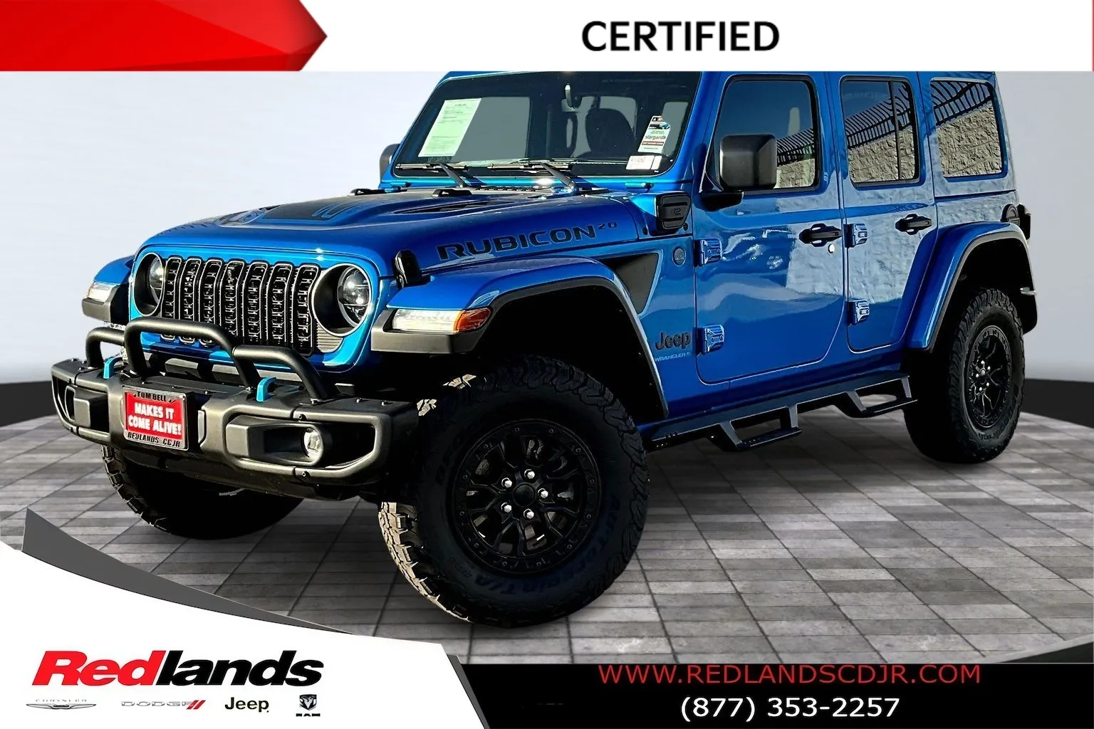 Blue 2023 Jeep Wrangler Rubicon 20th Anniversary Edition 4xe for sale in Redlands, CA