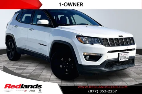 White 2021 Jeep Compass Altitude for sale in Redlands, CA