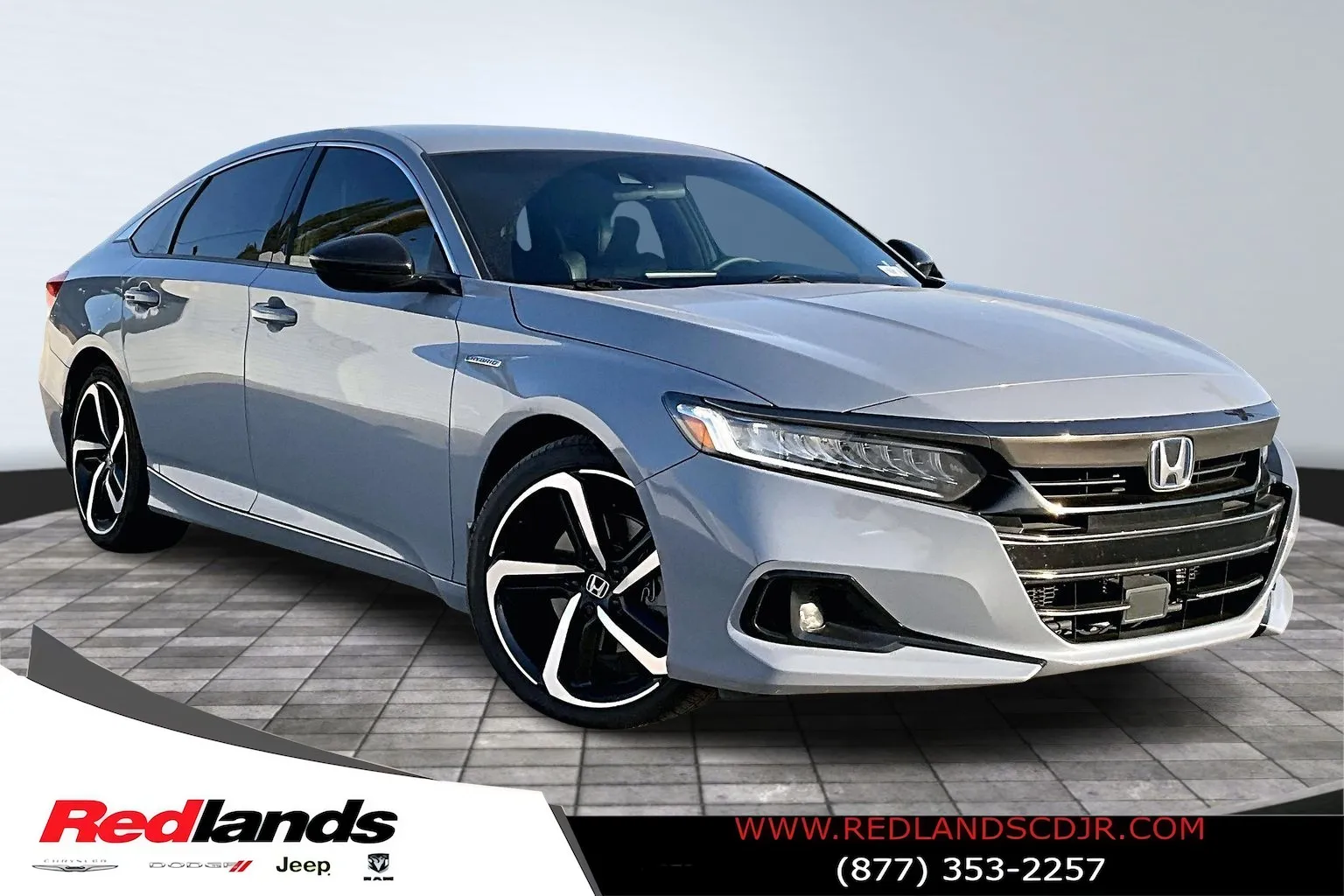 Gray 2022 Honda Accord Hybrid Sport for sale in Redlands, CA