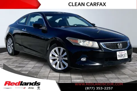 Black 2009 Honda Accord EX-L for sale in Redlands, CA
