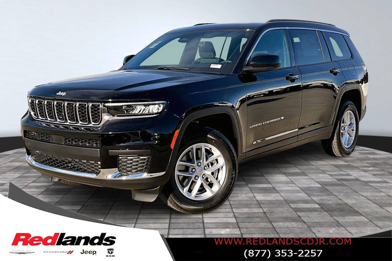 Black 2026 Jeep Grand Cherokee L Laredo for sale in Redlands, CA