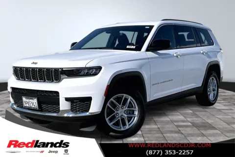 White 2024 Jeep Grand Cherokee L Laredo for sale in Redlands, CA