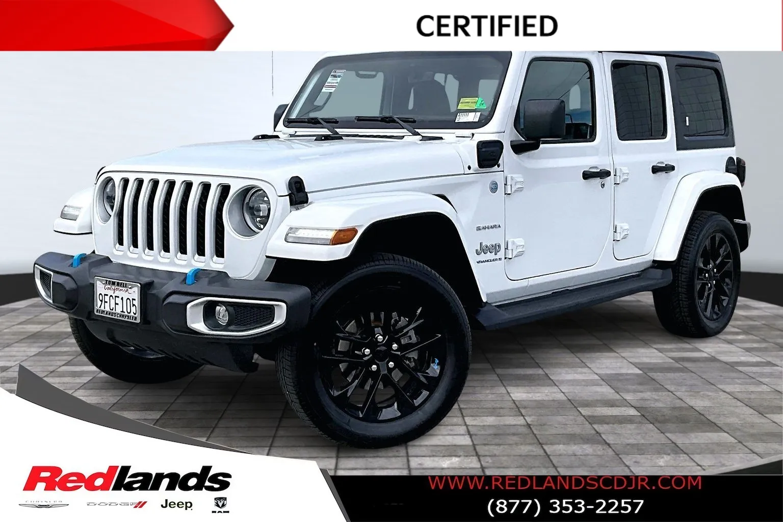 2023 Jeep Wrangler Sahara 4xe for sale in Redlands, CA