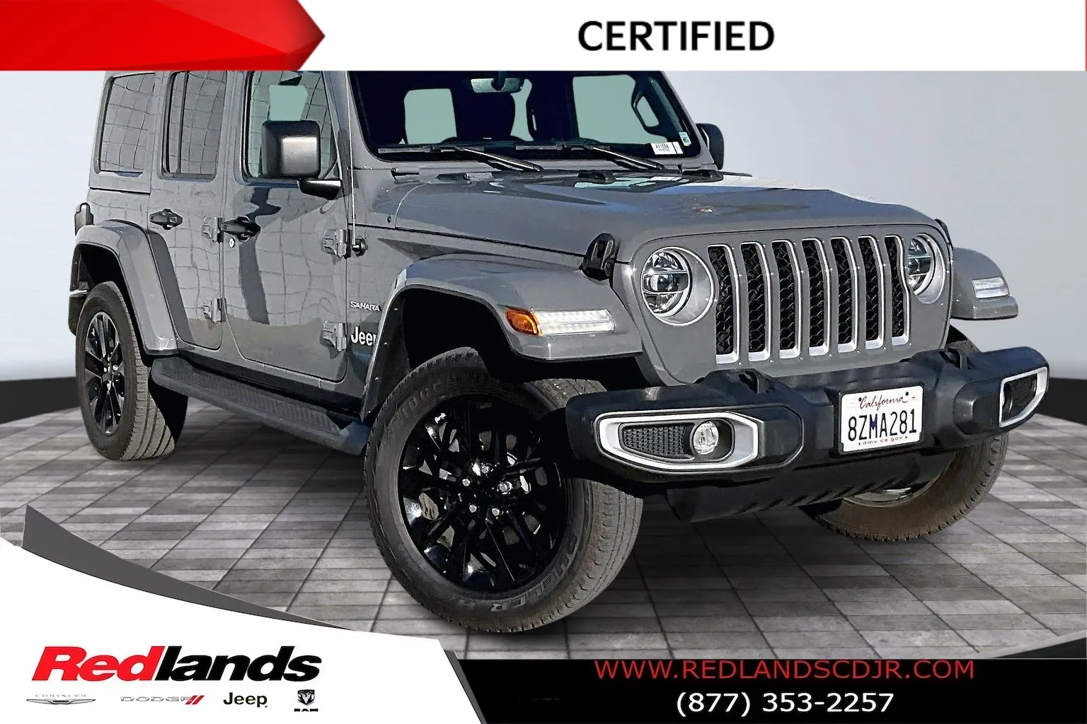 2021 Jeep Wrangler Unlimited Sahara 4xe for sale in Redlands, CA