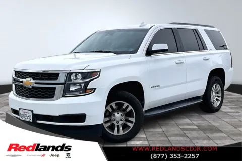 White 2018 Chevrolet Tahoe LT for sale in Redlands, CA