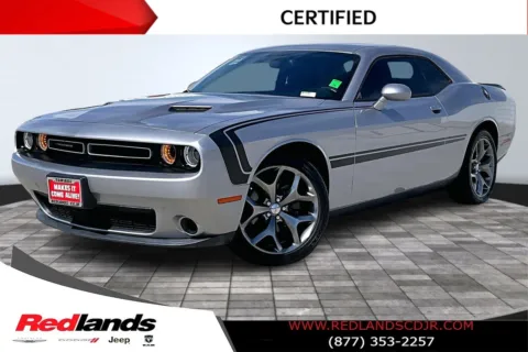 Silver 2016 Dodge Challenger SXT for sale in Redlands, CA