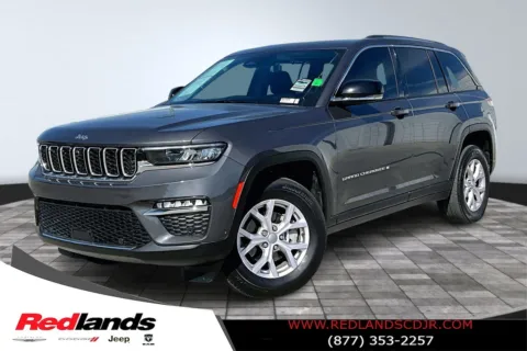 Gray 2022 Jeep Grand Cherokee Limited for sale in Redlands, CA