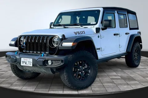 White 2024 Jeep Wrangler Willys 4xe for sale in Redlands, CA