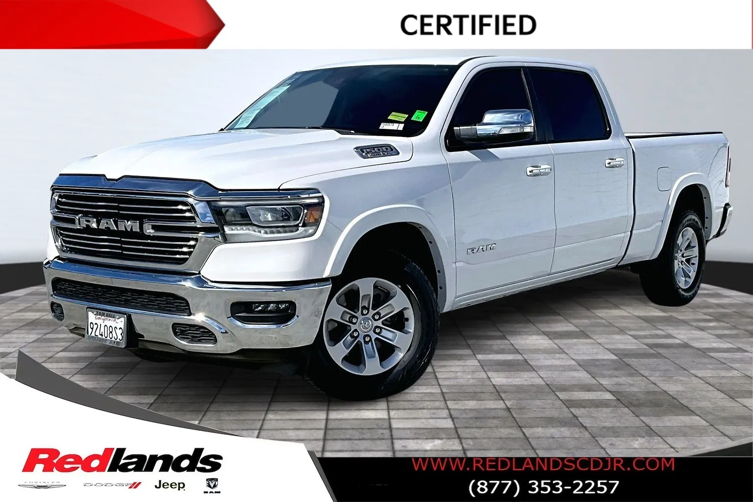 White 2022 Ram 1500 Laramie for sale in Redlands, CA