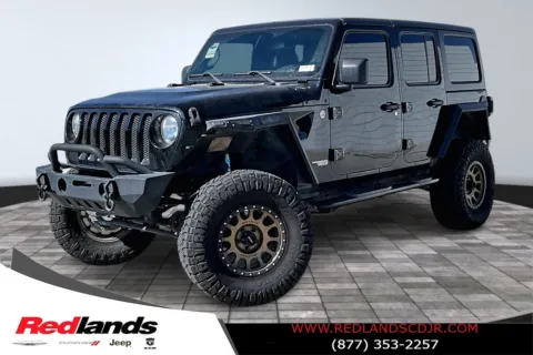 Black 2018 Jeep Wrangler Unlimited Sport S for sale in Redlands, CA