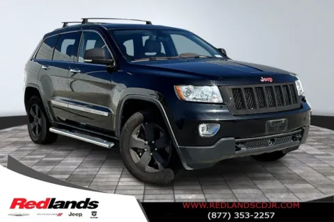 Black 2012 Jeep Grand Cherokee Overland for sale in Redlands, CA
