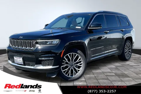 Black 2021 Jeep Grand Cherokee L Summit for sale in Redlands, CA
