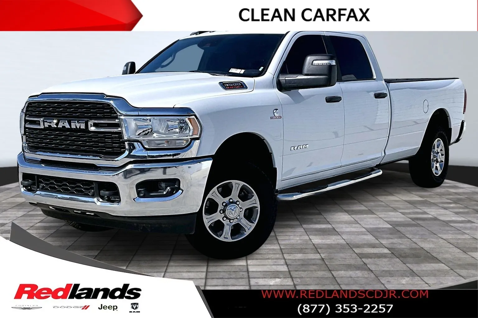 White 2023 Ram 3500 Big Horn for sale in Redlands, CA