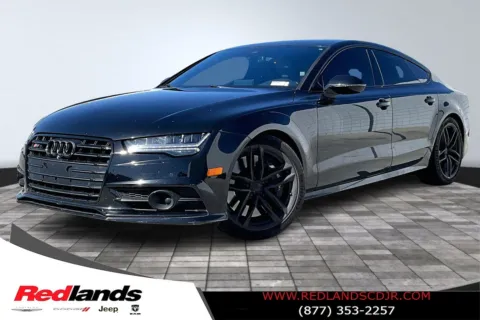 Black 2017 Audi S7 4.0T Premium Plus for sale in Redlands, CA