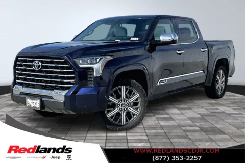 Blue 2023 Toyota Tundra Hybrid Capstone for sale in Redlands, CA
