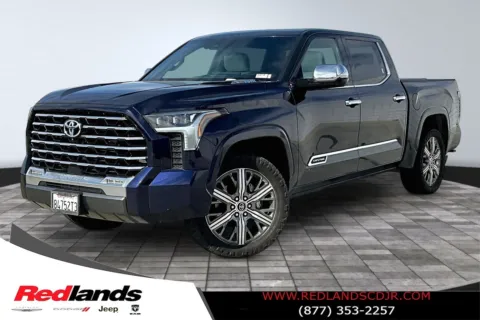 Blue 2023 Toyota Tundra Hybrid Capstone for sale in Redlands, CA