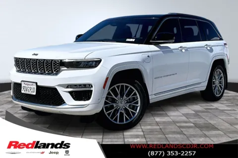 White 2022 Jeep Grand Cherokee Summit 4xe for sale in Redlands, CA