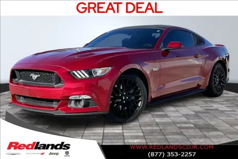 Red 2017 Ford Mustang GT for sale in Redlands, CA