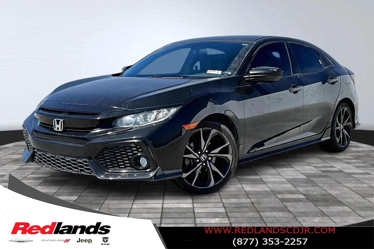 Black 2017 Honda Civic Sport for sale in Redlands, CA