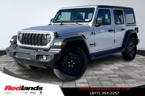 Silver 2024 Jeep Wrangler Sport for sale in Redlands, CA