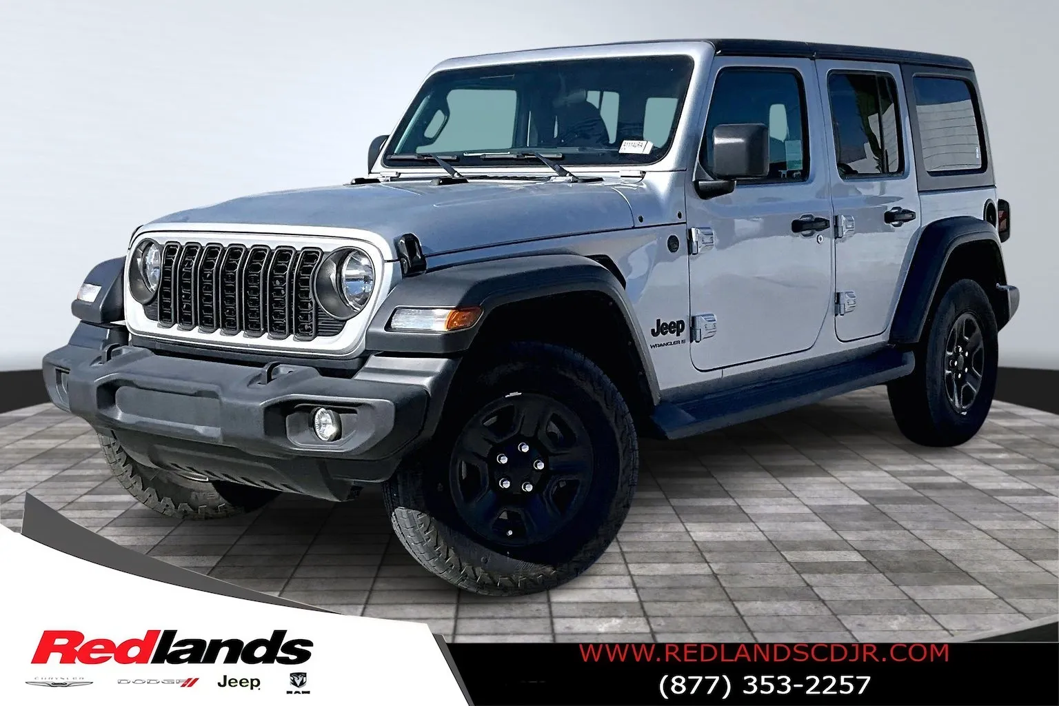 Silver 2024 Jeep Wrangler Sport for sale in Redlands, CA