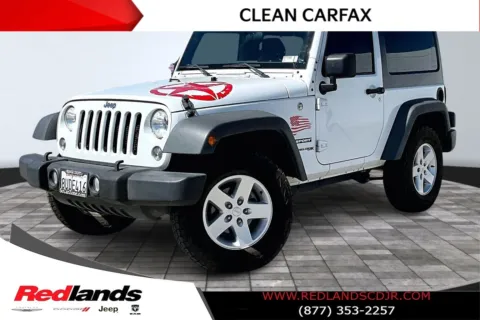 White 2018 Jeep Wrangler JK Sport for sale in Redlands, CA