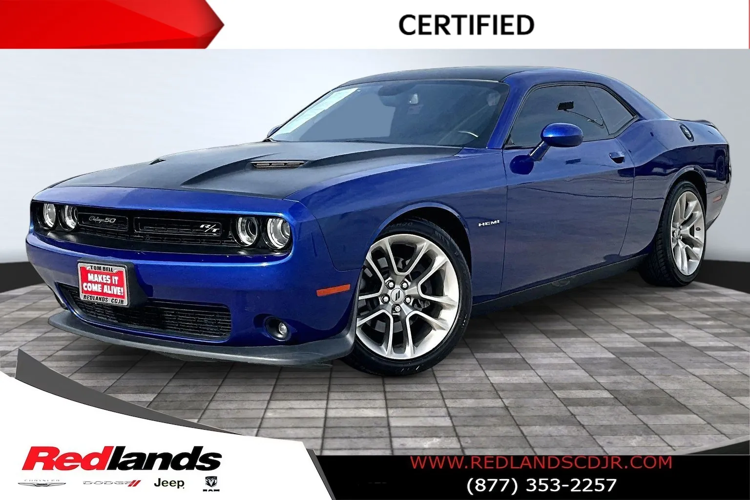 Blue 2020 Dodge Challenger R/T for sale in Redlands, CA