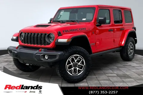 Red 2026 Jeep Wrangler Rubicon for sale in Redlands, CA
