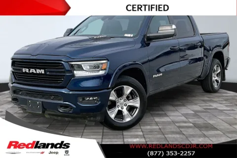 Blue 2021 Ram 1500 Laramie for sale in Redlands, CA